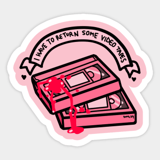 Returning Some Tapes Sticker